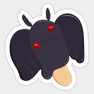 mothman Popsicle Sticker